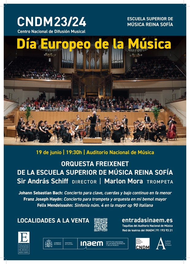Cartel Día Europeo de la Música 2024 CNDM
